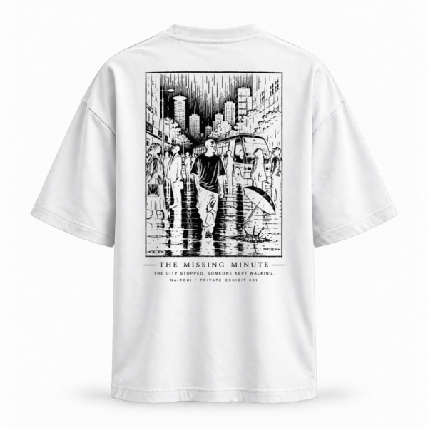 Home exhibit 001 white tee black print back 1080x1350